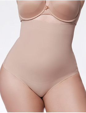 Трусы стринги корректирующие Julimex 275 STRINGI WYSOKA TALIA телесный, Цвет: телесный, Размеры: S