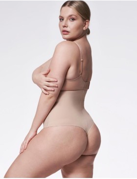 Трусы стринги корректирующие Julimex 275 STRINGI WYSOKA TALIA телесный, Цвет: телесный, Размеры: S, изображение 2