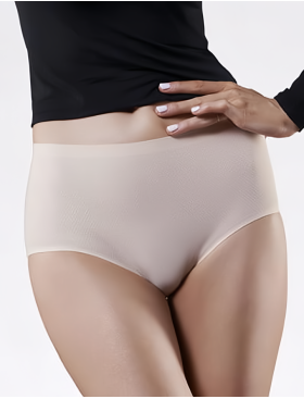 Трусы слипы миди бесшовные Julimex AIR MAXI телесный, Цвет: телесный, Размеры: S