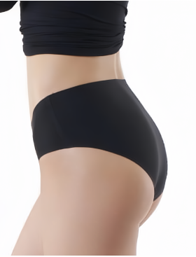 Бесшовные трусы слипы Julimex AIR черный, Цвет: черный, Размеры: S, изображение 2