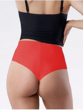 Высокие трусы бразилиана Julimex SIMPLE BRASIL MAXI RED, Цвет: красный, Размеры: S, изображение 2