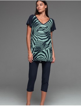 Пижама из трикотажной вискозы Mia-Amore COURTNEY 5204, Цвет: темно-синий, Размеры: M, изображение 3