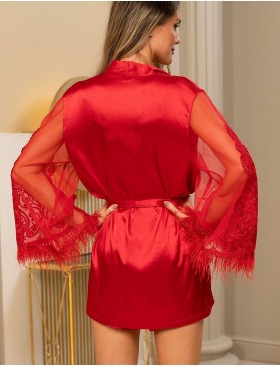Комплект-тройка из шелка Mia-Amore MARJORY 3967 красный, Цвет: красный, Размеры: S, изображение 4