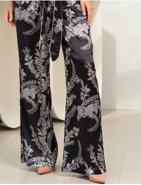 Пижама тройка из шёлка Mia-Amore MIRIAM 3454, Цвет: черный, Размеры: L, изображение 5