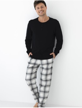 Мужская пижама Sensis CHARLES, Цвет: черный, Размеры: M, изображение 2