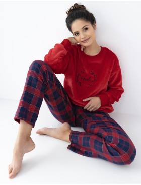 Домашний комплект Sensis CORDELIA, Цвет: бордовый, Размеры: M, изображение 2