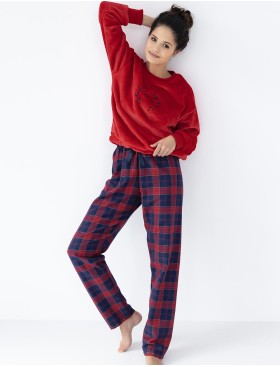 Домашний комплект Sensis CORDELIA, Цвет: бордовый, Размеры: M, изображение 3