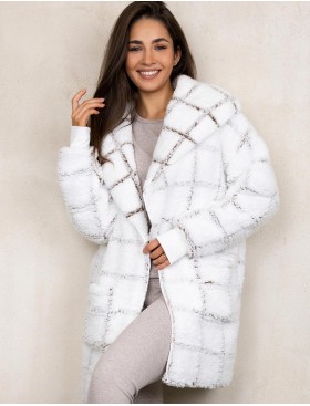 Теплый кардиган Sensis DELPHINE, Цвет: белый, Размеры: L/XL