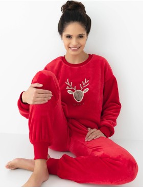 Теплая пижама Sensis HARRIET, Цвет: красный, Размеры: M