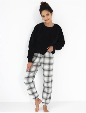 Теплая пижама Sensis MEREDITH, Цвет: черный, Размеры: M, изображение 4