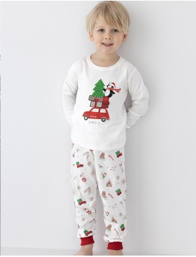 Детская пижама Sensis OLIVER KIDS, Цвет: белый, Размеры: 122-128