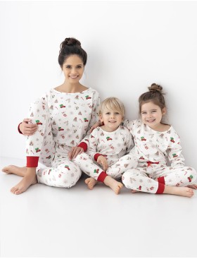 Пижама для девочки Sensis SAMANTHA KIDS, Цвет: белый, Размеры: 122-128, изображение 2