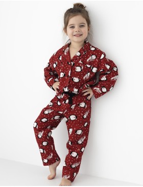 Пижама для девочки Sensis TIGGY KIDS, Цвет: бордовый, Размеры: 122-128