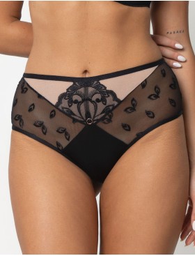 Трусы высокие Subtille MADLEN BLACK high-waist, Цвет: черный, Размеры: M