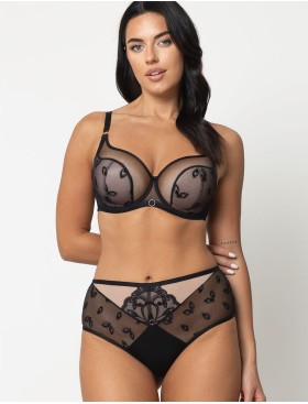 Трусы высокие Subtille MADLEN BLACK high-waist, Цвет: черный, Размеры: M, изображение 3