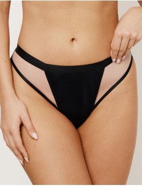 Трусики бразилиана Subtille ROMA BLACK mini, Цвет: черный, Размеры: S