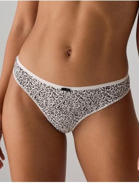 Трусы стринги 2 шт. в упаковке Ysabel Mora 19012 черный + белый, Цвет: черный + белый, Размеры: XL