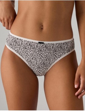 Трусы слипы 2 шт. в упаковке Ysabel Mora 19013 MIDI черный + белый, Цвет: черный + белый, Размеры: S, изображение 2