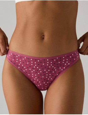 Набор низких трусов слипов Ysabel Mora 19014 MINI (2 шт) синий + амарант, Цвет: синий + амарант, Размеры: S, изображение 2