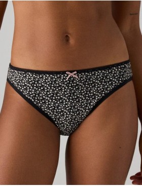 Трусы слипы 2 шт. в упаковке Ysabel Mora 19018 MINI розовый + черный, Цвет: розовый + черный, Размеры: M