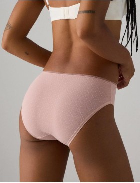 Трусы слипы 2 шт. в упаковке Ysabel Mora 19019 MIDI розовый + черный, Цвет: розовый + черный, Размеры: M, изображение 3