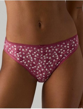 Набор хлопковых трусов Ysabel Mora 19020 MINI (2 шт) розовый + амарант, Цвет: розовый + амарант, Размеры: M