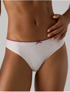 Набор хлопковых трусов Ysabel Mora 19020 MINI (2 шт) розовый + амарант, Цвет: розовый + амарант, Размеры: M, изображение 2