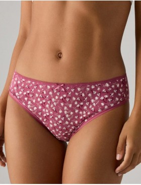 Набор хлопковых трусов Ysabel Mora 19021 MIDI (2 шт) розовый + амарант, Цвет: розовый + амарант, Размеры: M, изображение 2