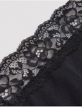 Хлопковые трусы стринги Ysabel Mora 19032 черный, Цвет: черный, Размеры: S, изображение 3