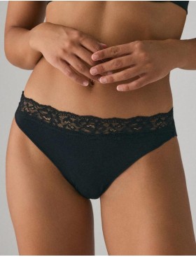 Низкие трусы слипы Ysabel Mora 19033 MINI черный, Цвет: черный, Размеры: S