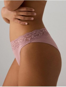 Низкие трусы слипы Ysabel Mora 19033 MINI пыльная роза, Цвет: пыльная роза, Размеры: S