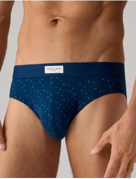 Набор мужских слипов Ysabel Mora 20371 (2 шт) темно-синий + серый, Цвет: темно-синий + серый, Размеры: M, изображение 2