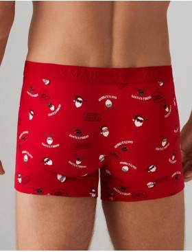 Рождественский набор боксеры + носки Ysabel Mora 20385, Цвет: красный, Размеры: L, изображение 4