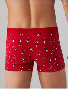 Мужские боксеры с рождественским принтом Ysabel Mora 20387, Цвет: красный, Размеры: L, изображение 2