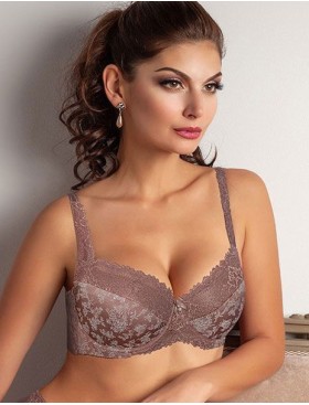 Бюстгальтер на поролоне Albina L LINDA 8020, Цвет: кофейно-розовый, Размеры: 80F, изображение 2