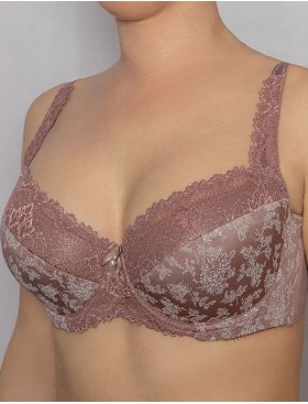 Бюстгальтер на поролоне Albina L LINDA 8020, Цвет: кофейно-розовый, Размеры: 80F