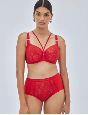 Трусы высокие Alles CHIARA classic красный, Цвет: красный, Размеры: M, изображение 3