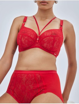 Трусы высокие Alles CHIARA classic красный, Цвет: красный, Размеры: M, изображение 5