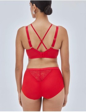 Трусы высокие Alles CHIARA classic красный, Цвет: красный, Размеры: M, изображение 4