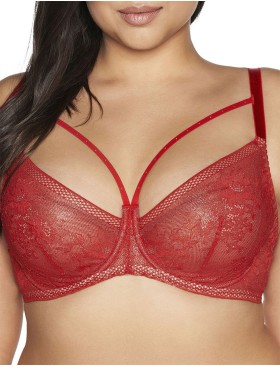 Бюстгальтер мягкий Ava CROWN 2128 M Red, Цвет: красный, Размеры: 70I