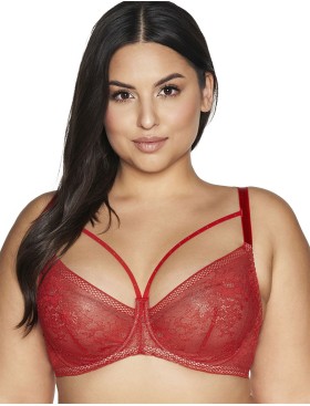 Бюстгальтер мягкий Ava CROWN 2128 M Red, Цвет: красный, Размеры: 70I, изображение 4