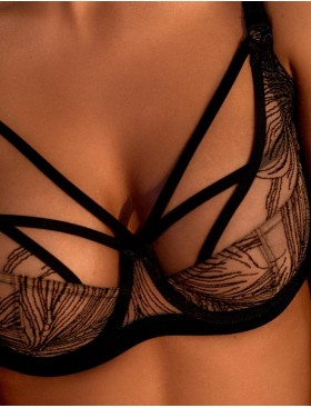 Мягкий бюстгальтер Bella Misteria ENCHANTING FULL MOON soft, Цвет: черный, Размеры: 70I, изображение 5