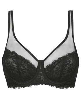 Кружевной бюстгальтер Dim GENEROUS 0DD1 черный, Цвет: черный, Размеры: 80B, изображение 7