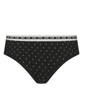 Трусы с широкой резинкой Dim ICON 0DCO черный набивной, Цвет: черный набивной, Размеры: L, изображение 5