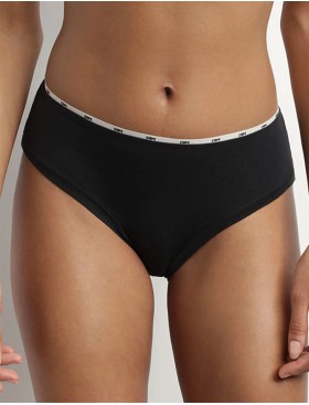 Трусы слипы из смесового хлопка Dim ICON 0DCS черный, Цвет: черный, Размеры: M