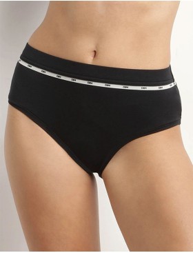 Трусы слипы из модала с хлопком Dim ICON 0DCT черный, Цвет: черный, Размеры: XS