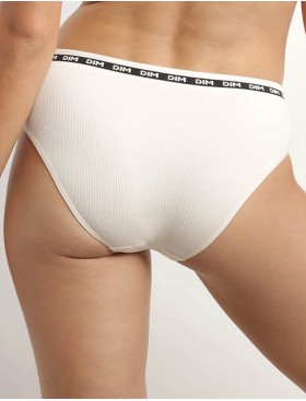 Трусы слипы из вискозы в рубчик Dim ICON 0DCV бежевый, Цвет: бежевый, Размеры: S, изображение 2