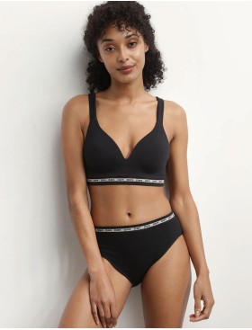 Трусы слипы из вискозы в рубчик Dim ICON 0DCV черный, Цвет: черный, Размеры: S, изображение 3