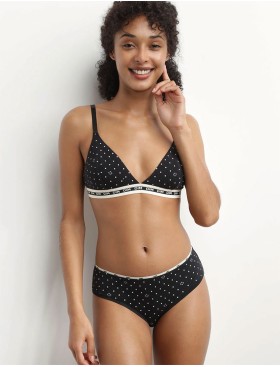 Трусы слипы из смесового хлопка Dim ICON 0DCS черный набивной, Цвет: черный набивной, Размеры: M, изображение 3