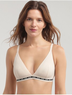 Бюстгальтер без каркасов из хлопка с модалом Dim ICON 0DD7 бежевый, Цвет: бежевый, Размеры: S, изображение 6